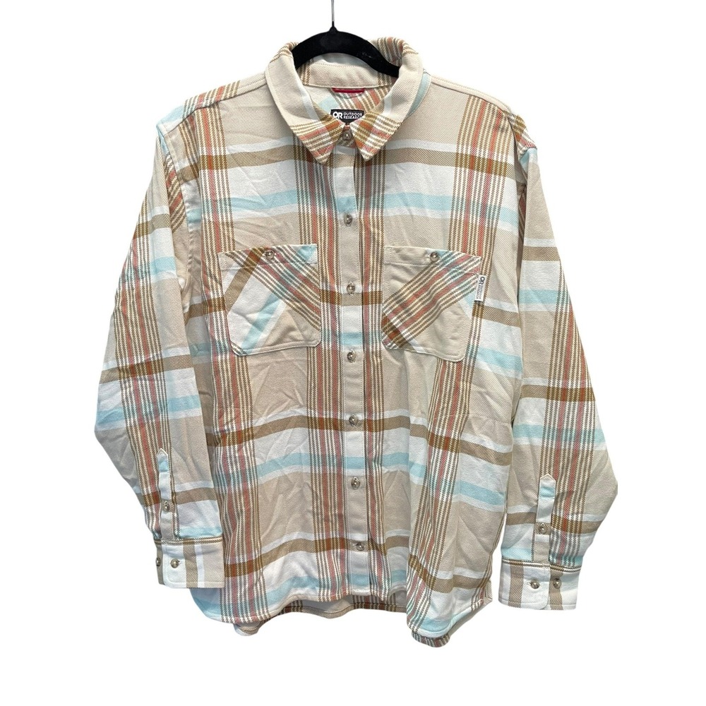 Outdoor Research Womens Long Sleeve Feedback‎ Flannel Size L Country Causal
